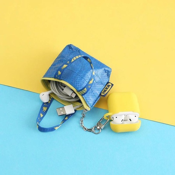 IKEA Mini Tote AirPod Tech Change Bag - Picture 2 of 3